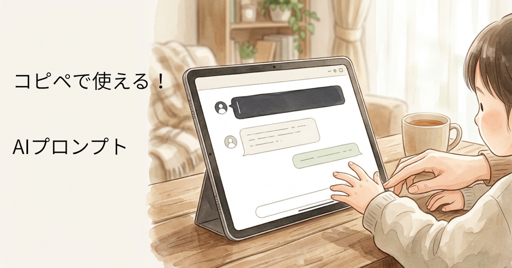 コピペで使える!AIプロンプト